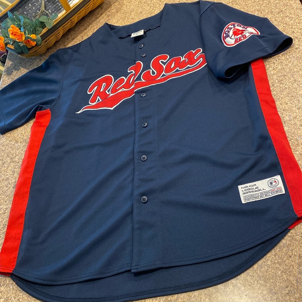 Dynasty Boston Red Sox Baseball Jersey Large Major League Baseball MLB